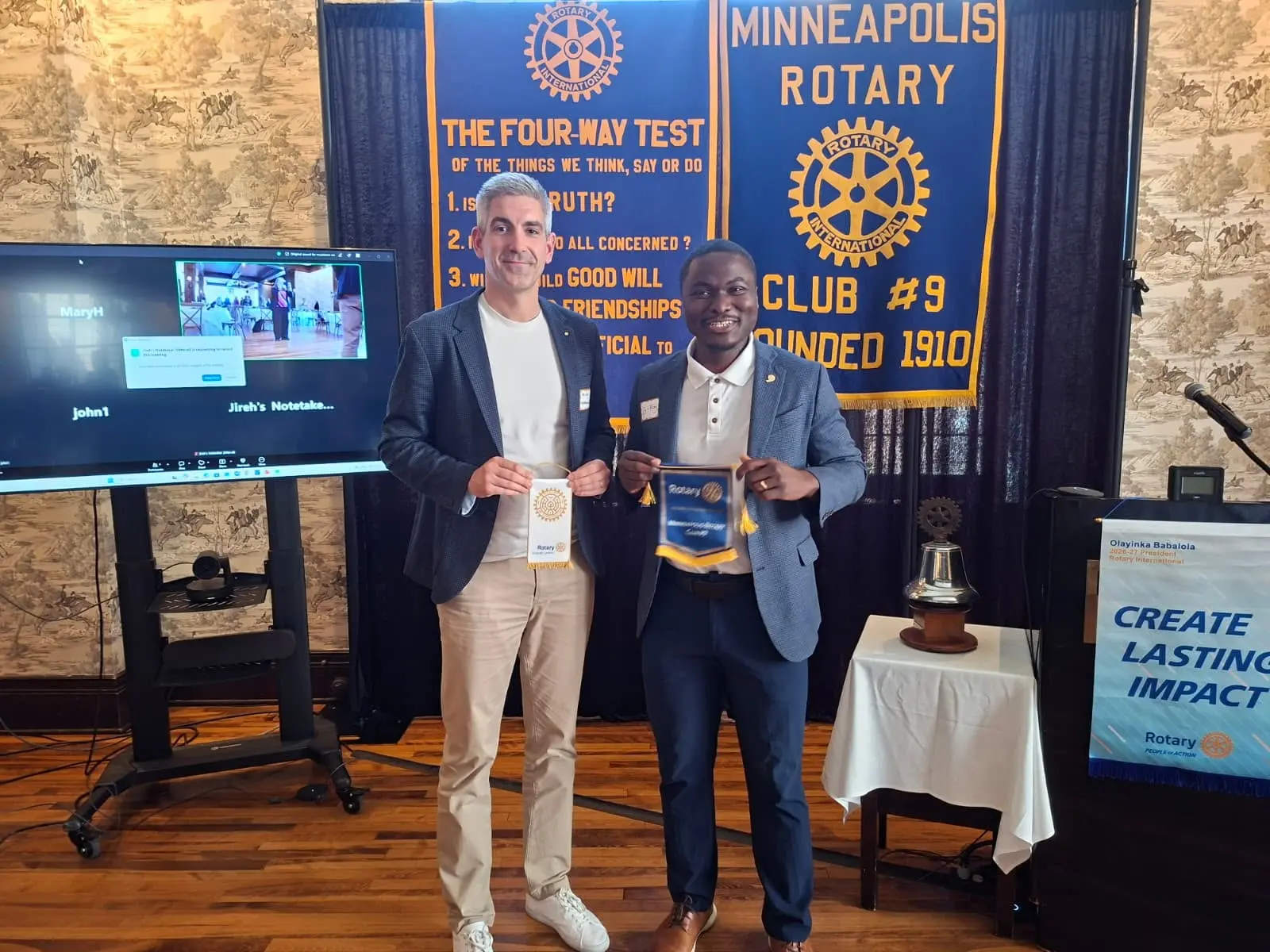 Rotary povezuje i preko oceana